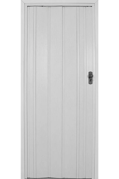 Akordeon Kapı, Akağaç Ahşap Desenli, 87x215cm ürün görseli 1