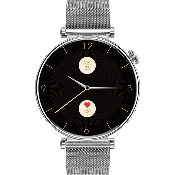 Inteya Hiwatch Shine Amoled Ekran Akıllı Saat Silver - Resim 2