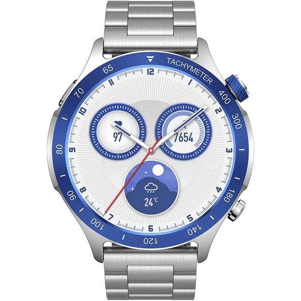 Inteya Hiwatch Pro Max Amoled Ekran Akıllı Saat Silver - Resim 2