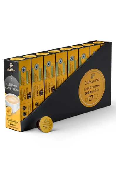 Tchibo Cafissimo Caffè Crema Fine Aroma 80 Adet Kapsül Kahve - Avantajlı Paket ürün görseli 1