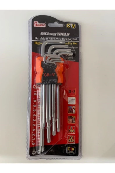 TORK  Yıldız Uç Alyan Seti Uzun 9 Pcs ürün görseli 1