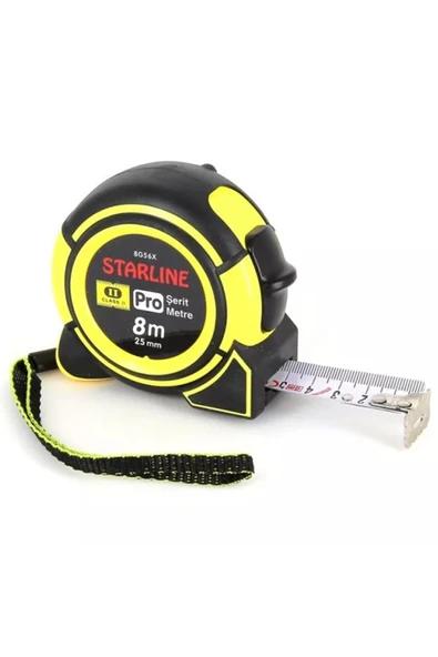 Starline Starlıne 8g56x 8 Mt X 25 Mm Şerit Metre ürün görseli 1