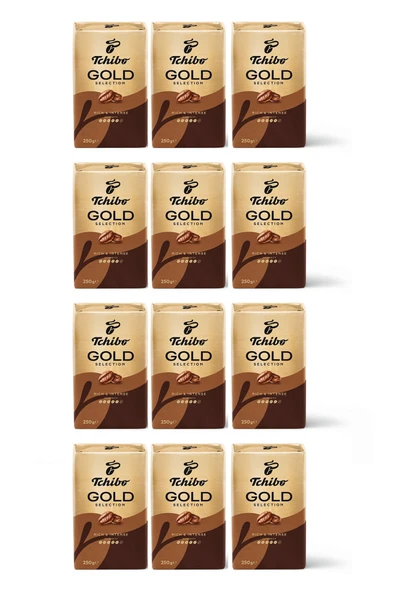 Tchibo Gold Selection Filtre Kahve 250 gr x 12 Adet ürün görseli 1