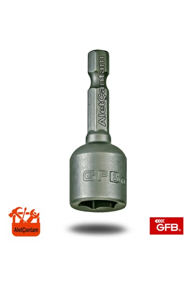GFB Bits Uç Lokma Uç Somun Vidalama Ucu Matkap Ucu 13 mm ürün görseli 1
