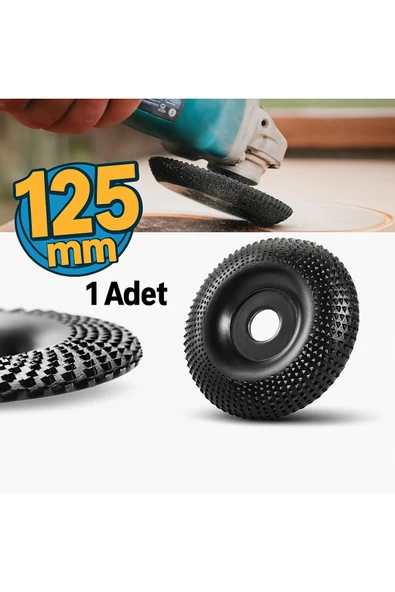 Meşem Ahşap Eğe Törpüleme Diski 125 mm ürün görseli 1