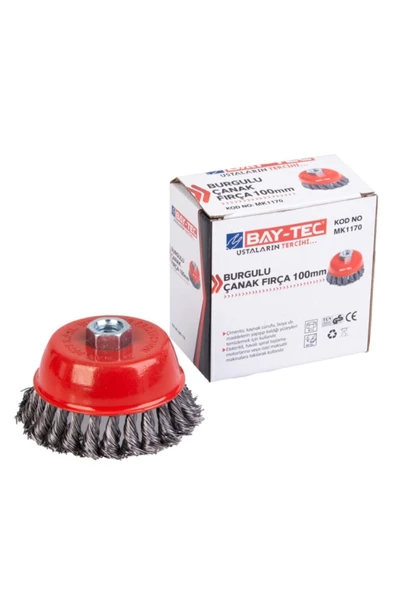 Baytec Burgulu Çanak Fırça 100 mm Mk1170 ürün görseli 1