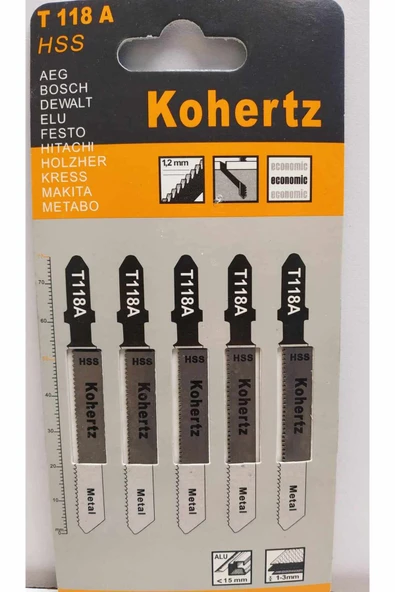 kohertz T118A METAL DEKUBAJ BIÇAĞI (5'Lİ 1 PAKET) ürün görseli 1