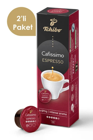 Tchibo Cafissimo Espresso Intense Aroma 2x10 Adet Kapsül Kahve ürün görseli 1