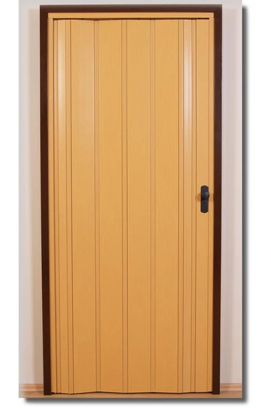 Akordeon Kapı, Meşe Ahşap Desenli, 87x200cm ürün görseli 1