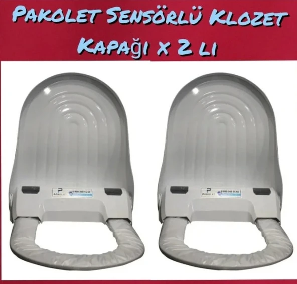 Pakolet Sensörlü Klozet Kapağı 2 li - Resim 2