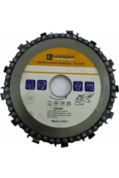 Meşem Zincirli Ahşap Testere 115mm*22mm- Dairesel Ahşap Oyma Diski ürün görseli 1