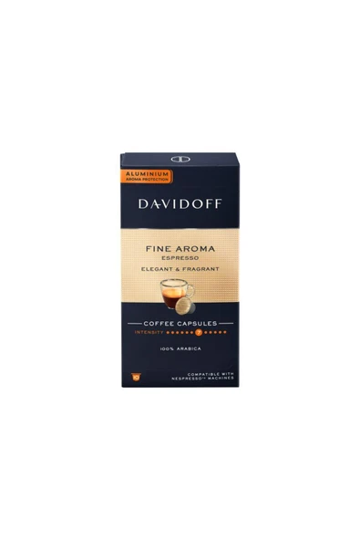 Davidoff Fine Aroma Espresso 10'lu Kapsül Kahve – Nespresso Uyumlu ürün görseli 1