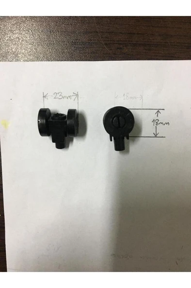 Akordeon Kapı Tekerleği 18mm, 5 Adet. - Resim 3