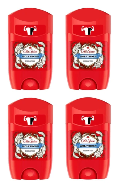 Old Spice Deo Stick 50 Ml Wolfthorn X 4 Adet - Resim 2