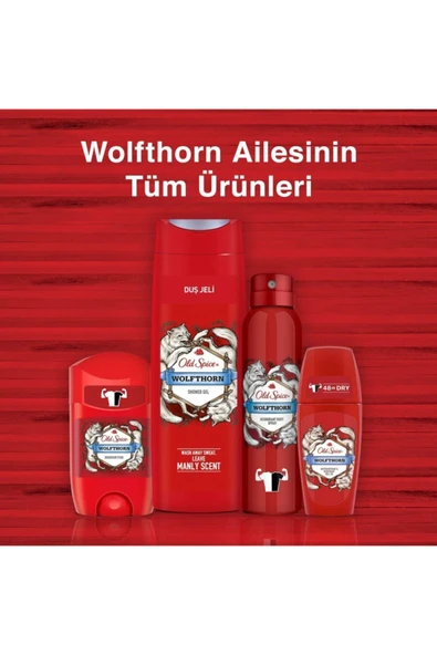 Old Spice Deo Stick 50 Ml Wolfthorn X 4 Adet - Resim 8