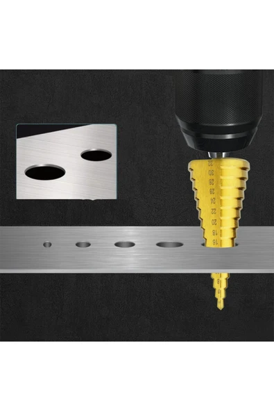 CMC Tools Kademeli Sac Delme Seti - Resim 5