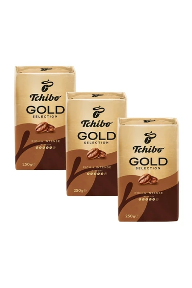 Tchibo Gold Selection Filtre Kahve 250 gr 3'lü ürün görseli 1