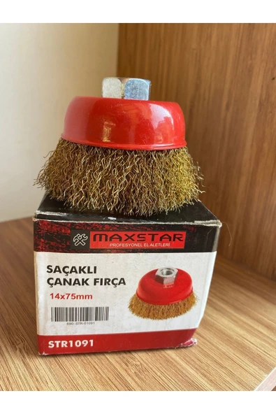 Maxstar Saçaklı Çanak Fırça 75mm ürün görseli 1