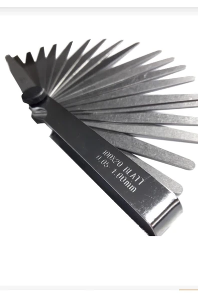 GFB Sentil Filler Çakısı 0.05-1.0mm 100 Mm Boy Ve 20 Parça ürün görseli 1