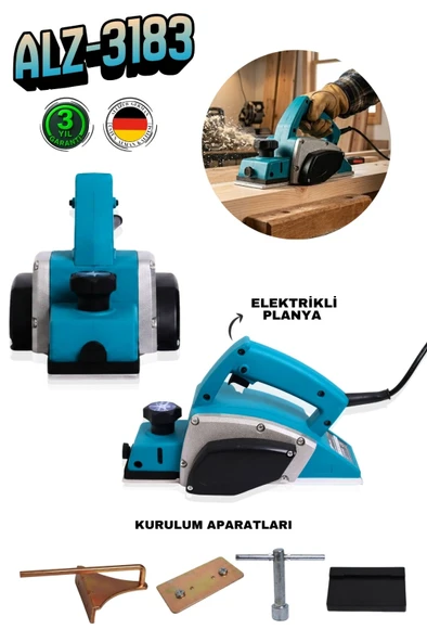 Allizer ALZ-3183 880W Profesyonel Elektrikli Planya ürün görseli 1