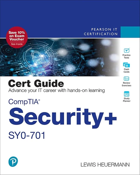 CompTIA Security+ SY0-701 Cert Guide (Certification Guide) Lewis Heuermann ürün görseli 1