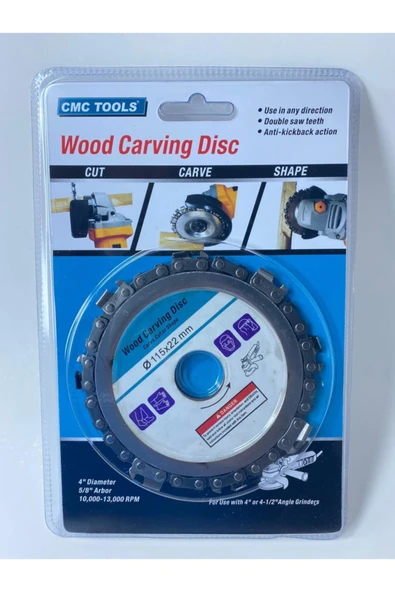 CMC Tools 115mm Ahşap Oyma Diski Zincirli ürün görseli 1