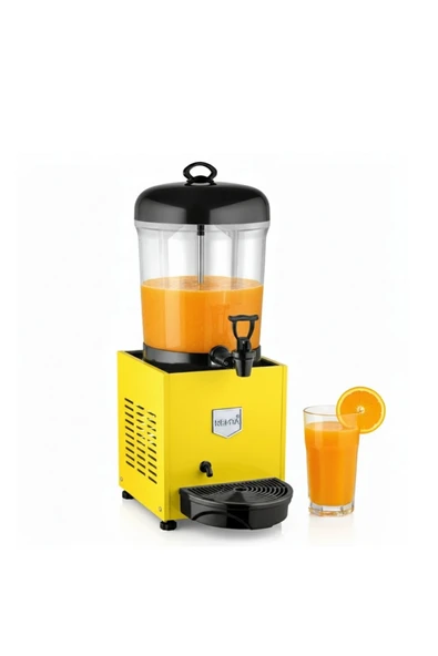 Remta ST18 Mini 7 Litre Limonata Şerbet ve Ayran Soğutucu - Sarı ürün görseli 1