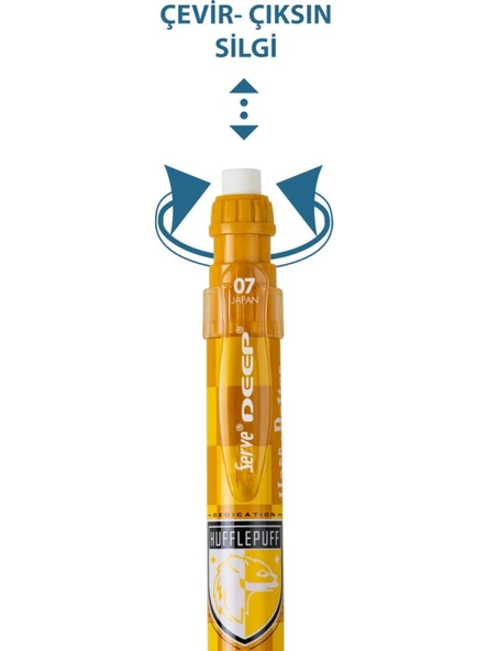 SERVE VERSATIL DEEP 07 HARRY POTTER HUFFLEPUFF DAM - Resim 3