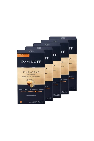 Davidoff Fine Aroma Espresso 5x10 Kapsül Kahve – Nespresso Uyumlu ürün görseli 1