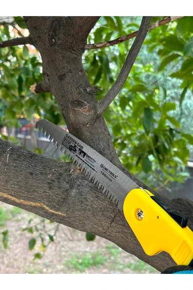 CMC Tools Katlanır Kamp Testere 180mm İnce Diş Budama Testeresi - Resim 5