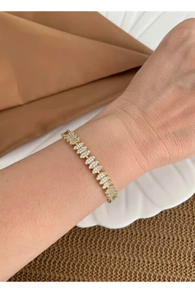 xUPING Vip 14K Zirkon Taşlı Tasarım Bileklik ürün görseli 1