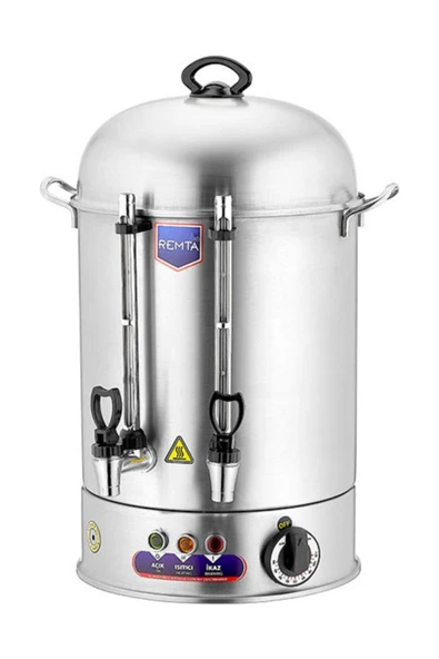 Remta 120 Bardak Gizli Rezistans Elektrikli Çelik Endüstriyel Sanayi Tipi Profesyonel Çay Makinesi , Çaymatik , Çaycı , Çay Otomatı, Semaver, Çayocağı ürün görseli 1