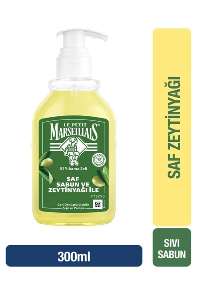 Le Petit Marseillais Saf Zeytinyağli Sivi Sabun 300 ml ürün görseli 1