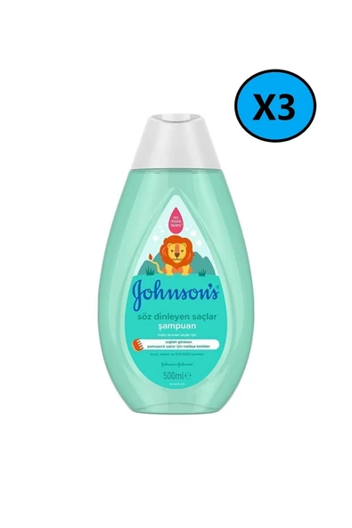 Johnson´s Baby Johnson's Baby Söz Dinleyen Saçlar Kremli Şampuan 500 ml X 3 Adet ürün görseli 1
