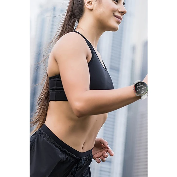 Inteya Hiwatch Shine Amoled Ekran Akıllı Saat Silver - Resim 4