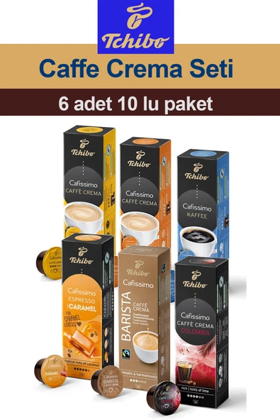 Tchibo Cafissimo 6'lı Kahve Seti 6x10 v2 ürün görseli 1