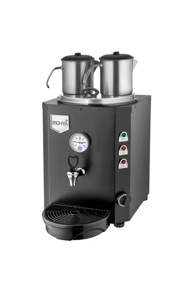 Remta Çay Ocağı Kazanı 13 Lt 2 Demlik Elektrikli Siyah ürün görseli 1