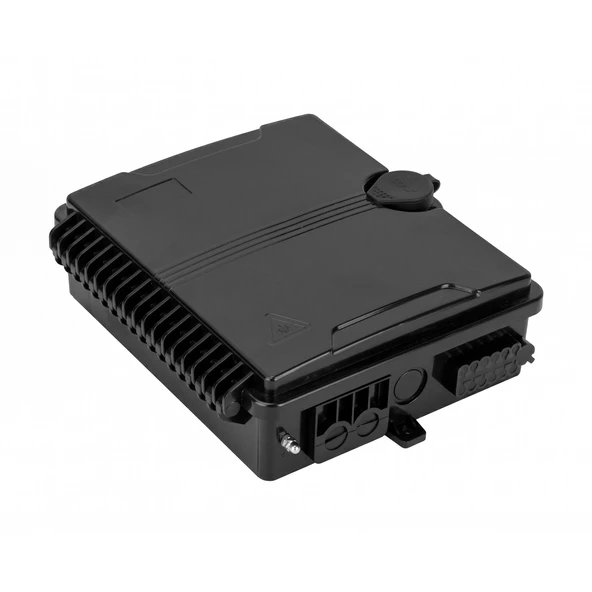 Alfafonet PTB Small 12 SC-SX/LC-DX Port Siyah Plastik Fiber Optik Duvar Tipi Sonlandırma Kutusu ürün görseli 1