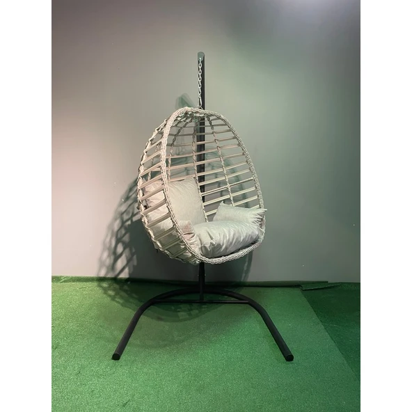 Rattan Bahçe Balkon Salıncağı - Resim 3