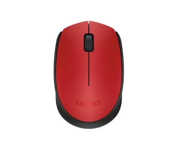 Logitech M171 Nano Alıcılı Kablosuz Kırmızı Mouse ürün görseli 1