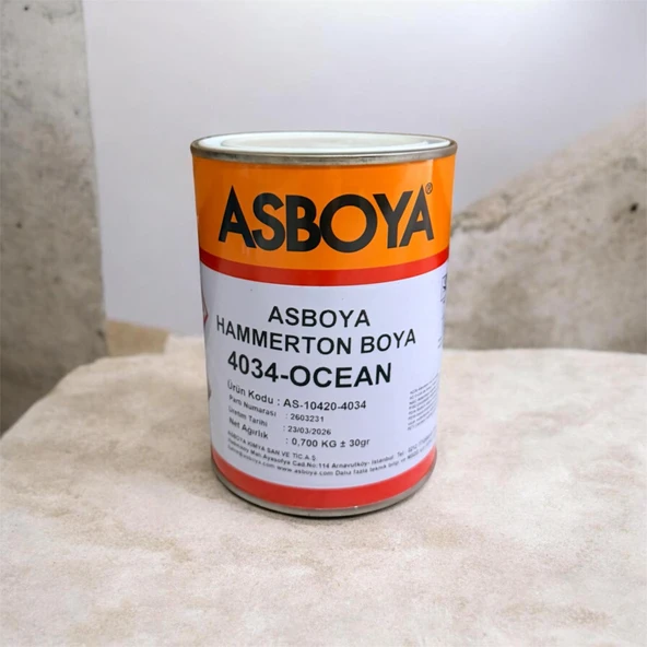 ASBOYA HAMMERTON OCEAN TURKUAZ 1/1 (0.700KG ) ürün görseli 1