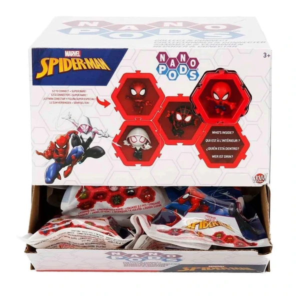 Marvel Spiderman Nano Kapsül Figür Sürpriz Paket - Resim 3
