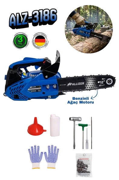 Allizer ALZ-3186 Profesyonel Benzinli Mini Testere ürün görseli 1