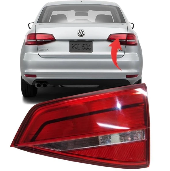 Vw Jetta 2015-2018 Sağ iç Stop lambası 5C6945094D ürün görseli 1