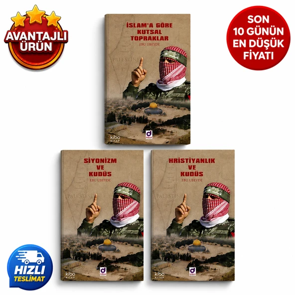 Dua Yayıncılık SİYONİZM VE KUDÜS EBU UBEYDE SETİ 3 KİTAP ürün görseli 1
