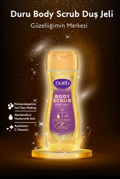 Duru Body Scrub Gold Duş Jeli 2x450 Ml - Resim 2