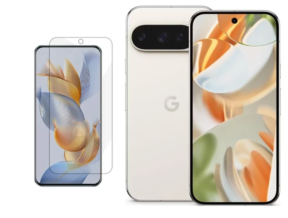 Google Pixel 9 Pro 5G ile Uyumlu HD Şeffaf 9H Nano Ekran Koruyucu ürün görseli 1