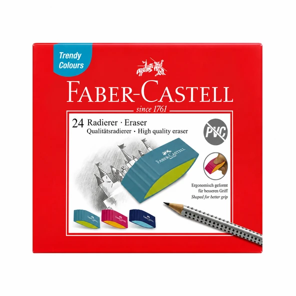 FABER CASTELL SİLGİ YAPRAK ŞEKİLLİ ürün görseli 1