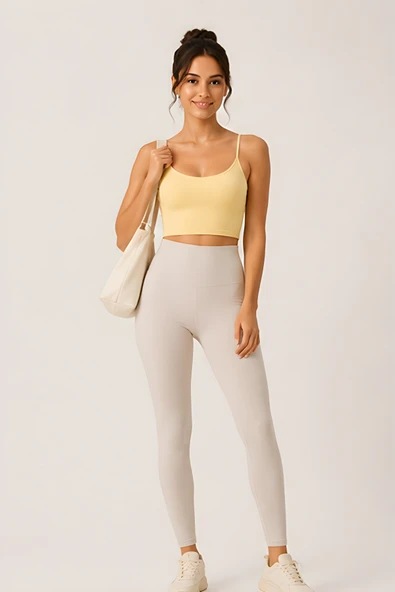 Lili Woman Kadın Aurafit Çift Askılı Sırt Detaylı Crop Büstiyer E.9044 ürün görseli 1