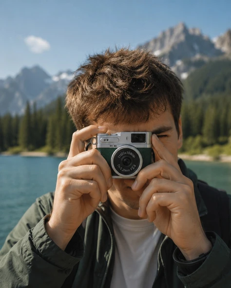 1080P HD Mini Dijital Kamera IPS Ekranlı Taşınabilir Fotoğraf Makinesi ürün görseli 1